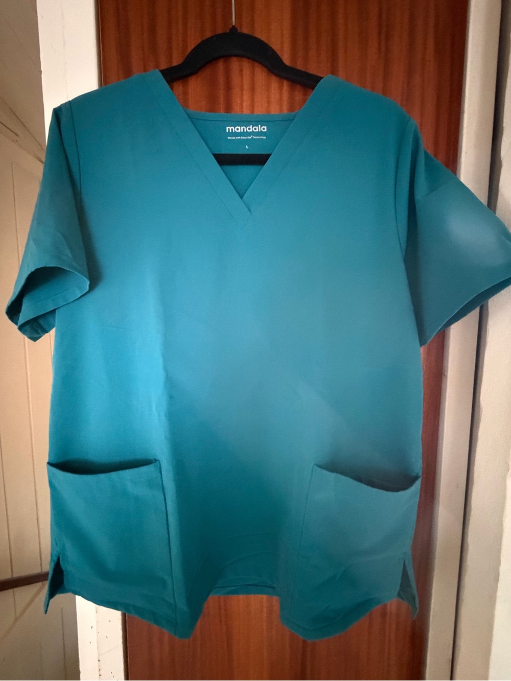 Mandala scrub top size large